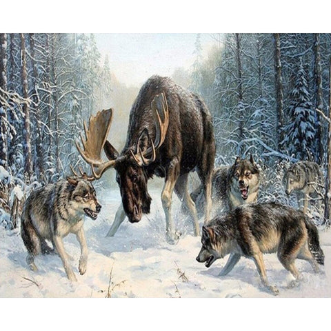 Wolves Acrylic Home Wall Art Decor - Wolves Landing
