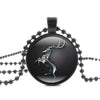 Unisex Dire Wolf Art Picture Pendant Necklace Chain - Wolves Landing