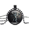 Unisex Dire Wolf Art Picture Pendant Necklace Chain - Wolves Landing