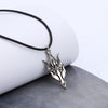 Nordic Mjolnir Viking Wolf Head Gothic Chain Necklace Pendant Jewelry - Wolves Landing