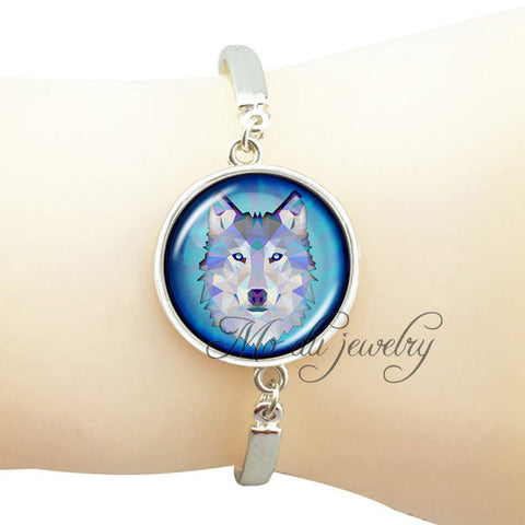 Fashion Jewelry Silver Wolf Bracelet - Wolves Landing